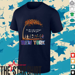 New York Sports Teams Mascot Abbey Road It’s The Most Wonderful Time Of The Year Shirt