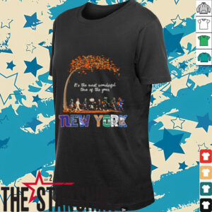 New York Sports Teams Mascot Abbey Road It’s The Most Wonderful Time Of The Year Shirt