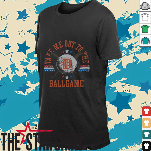 Nice Detroit Tigers Take Me Out To The Ballgame T Shirt