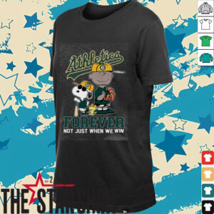 Oakland Athletics Peanuts Snoopy x Charlie Brown x Woodstock Forever...