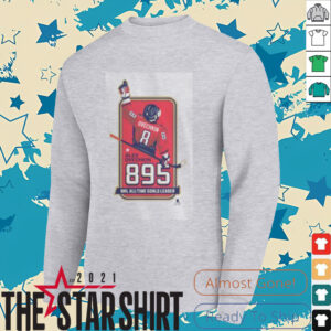Official Alexander Ovechkin 895 NHL All Time Goals Leader Leading...