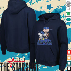 Official Kentucky Wildcats x Peanuts Snoopy T Shirt