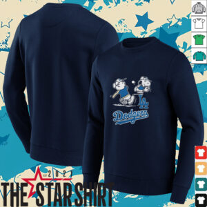 Official Los Angeles Dodgers Charlie Brown Snoopy Playing Baseball 2024...