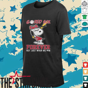 Official Snoopy Boston Red Sox Go Red Sox Forever Not...