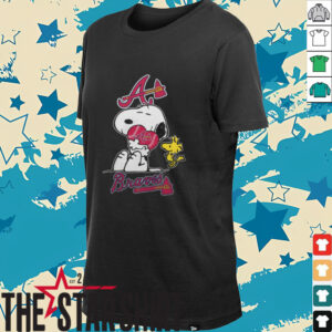 Official Snoopy Hug Heart Atlanta Braves Baseball Shirts