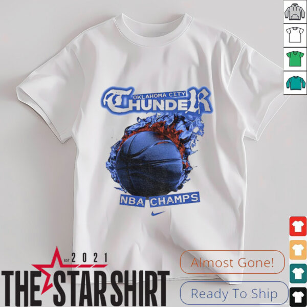 Oklahoma City Thunder 2025 NBA Finals Champions shirt