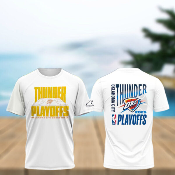Oklahoma City Thunder 2025 Playoffs T Shirt