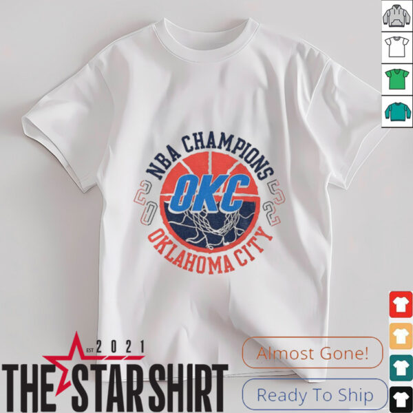Oklahoma City Thunder Basketball 2025 NBA Finals Champions Tunnel Vision shirt