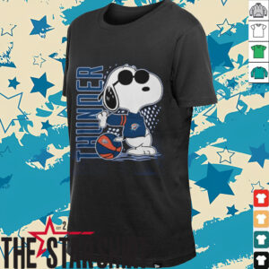 Oklahoma City Thunder Basketball x Snoopy T Shirt