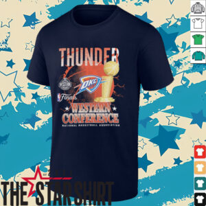 Oklahoma City Thunder NBA 2025 Western Conference Finals shirt