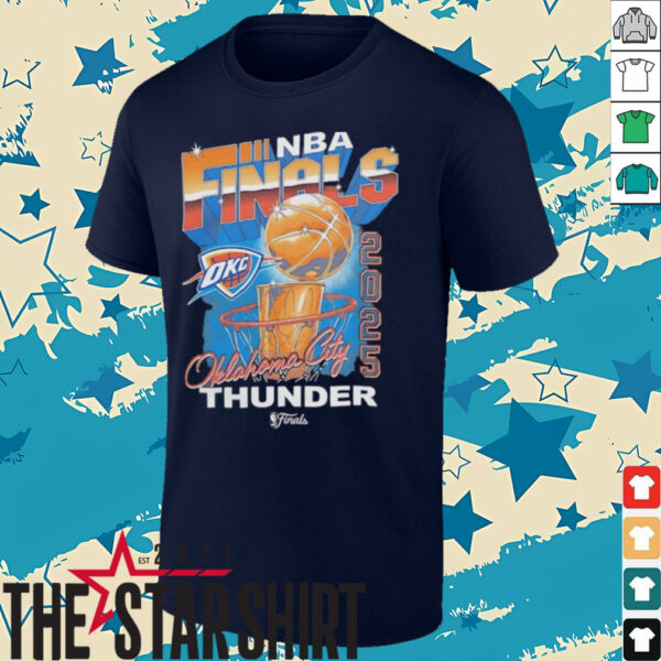 Oklahoma City Thunder NBA Finals 2025 retro shirt