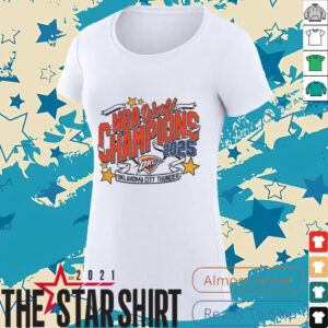 Oklahoma City Thunder NBA World Finals Champions 2025 vintage shirt