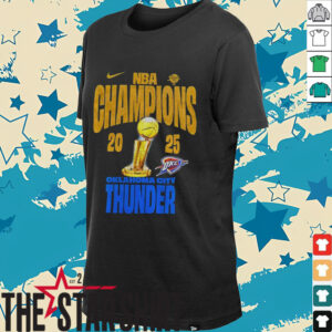 Oklahoma City Thunder Nike NBA Finals Champions Winner Trophy 2025...