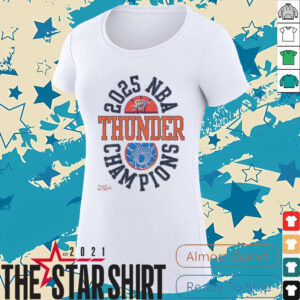 Oklahoma City Thunder Winner Basketball 2025 NBA Finals Champions shirt