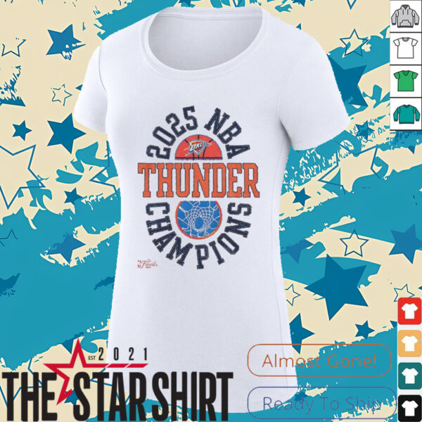 Oklahoma City Thunder Winner Basketball 2025 NBA Finals Champions shirt