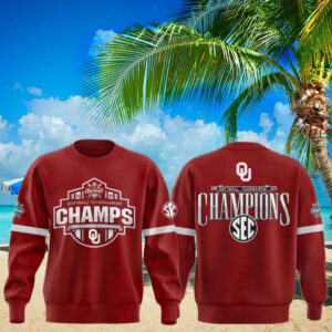 Oklahoma Sooners 2025 SEC Softball Conference Tournament Champions Sweatshirt