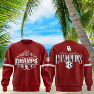Oklahoma Sooners 2025 SEC Softball Conference Tournament Champions Sweatshirt
