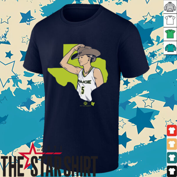 Paige Bueckers  Cowboy Bueckers  Dallas Basketball Shirt
