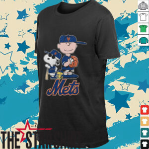 Peanuts Movie Characters New York Mets Baseball Shirt