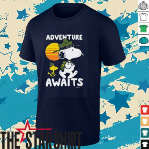 Peanuts Snoopy Adventure Awaits T Shirt
