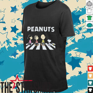 Peanuts Snoopy Gang Crossing Road T Shirt