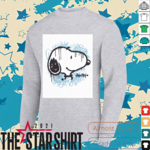Peanuts Snoopy Head Airbrush Art T Shirt