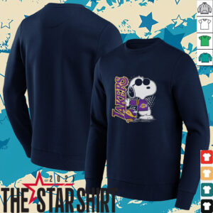 Peanuts Snoopy Los Angeles Lakers Basketball 2025 Shirt