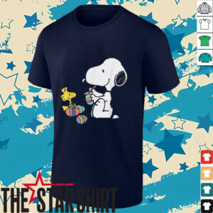 Peanuts Snoopy Woodstock Easter Egg Painting T Shirt