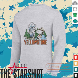 Peanuts Snoopy X Yellowstone National Park Homage Gold Shirt