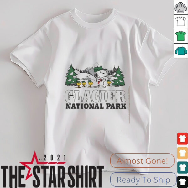 Peanuts Snoopy x Glacier National Park shirt