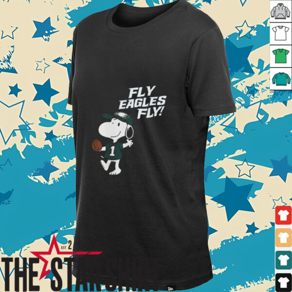 Philadelphia Eagles Snoopy Unisex Heavy Cotton Tee