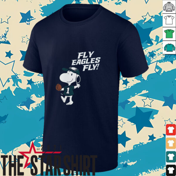 Philadelphia Eagles Snoopy Unisex Heavy Cotton Tee