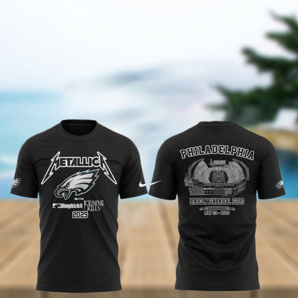 Philadelphia Eagles x Metallica M72 World Tour T Shirt Unique Gifts For Music Lovers