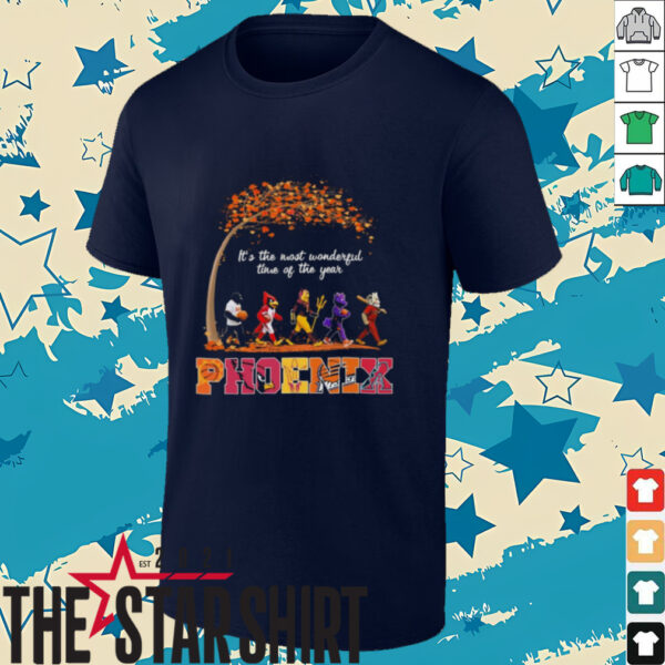 Phoenix Sports Teams Mascot Abbey Road It’s The Most Wonderful Time Of The Year Shirt