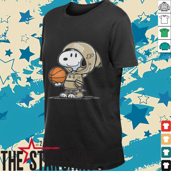 Purdue Basketball x Snoopy T Shirt