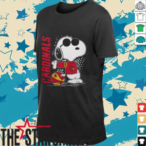 Snoopy The Peanuts Louisville Cardinals Basketball Shirt