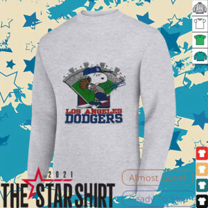 Rare 1995 MLB LA Dodgers Peanuts Funny basic style T...