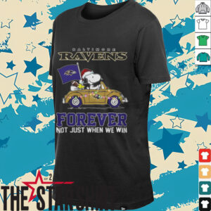 Ravens Football Snoopy Driving Car Forever Not Just When We...