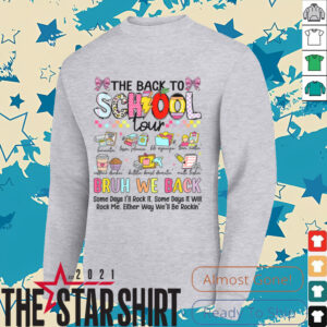 Retro Lightning Bolt ABCD Back To School Tour Teacher Funny...