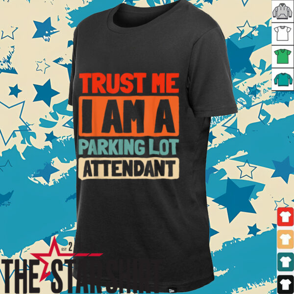 Retro Valet Service Vehicle   Vintage Parking Lot Attendant T Shirt