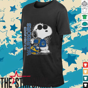 SVoW6unr Peanuts Snoopy Golden State Warriors Basketball 2025 Shirt3