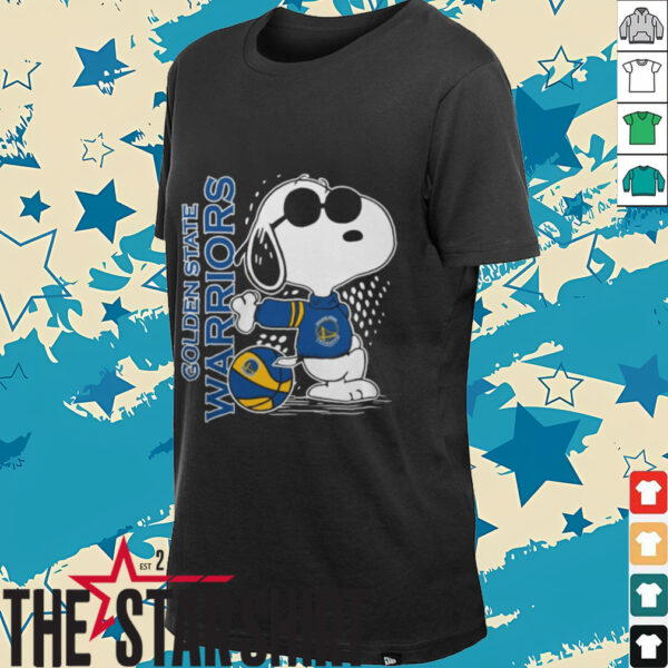 Peanuts Snoopy Golden State Warriors Basketball 2025 Shirt