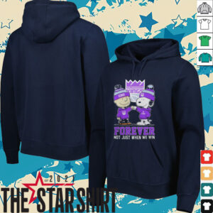 Sacramento Merch Peanuts Charlie Brown And Snoopy Sacramento Kings Forever...