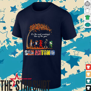 San Antonio Sports Teams Mascot Abbey Road It’s The Most Wonderful Time Of The Year Shirt