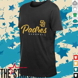 San Diego Padres Profile Women’s Plus Size Wordmark Notch Neck...