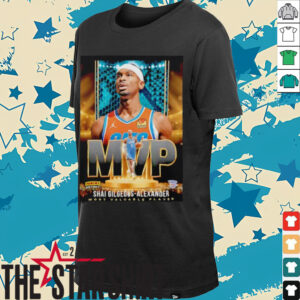 Shai Gilgeous Alexander 2025 MVP Oklahoma City Thunder basketball shirt