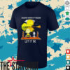 Chicago Blackhawks NHL Charlie Brown Snoopy And Woodstock Logo Shirt