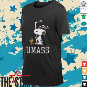 Snoopy And Woodstock Peanuts X Umass Hockey Anthem Painting Shirt