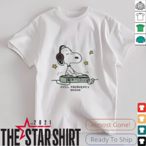 Snoopy DJ full frequency sound shirt