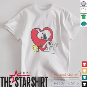 Snoopy Drawing Heart Cute Shirt